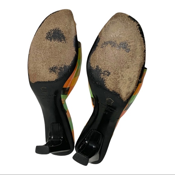 Sonia Rykiel Paris Patent Leather High Heel Sandals - Picture 11 of 14